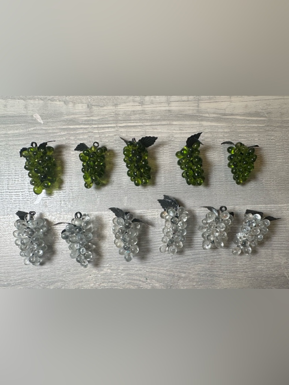 Vintage Lucite Grape Clusters